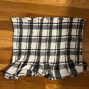 Checkered Tube Top